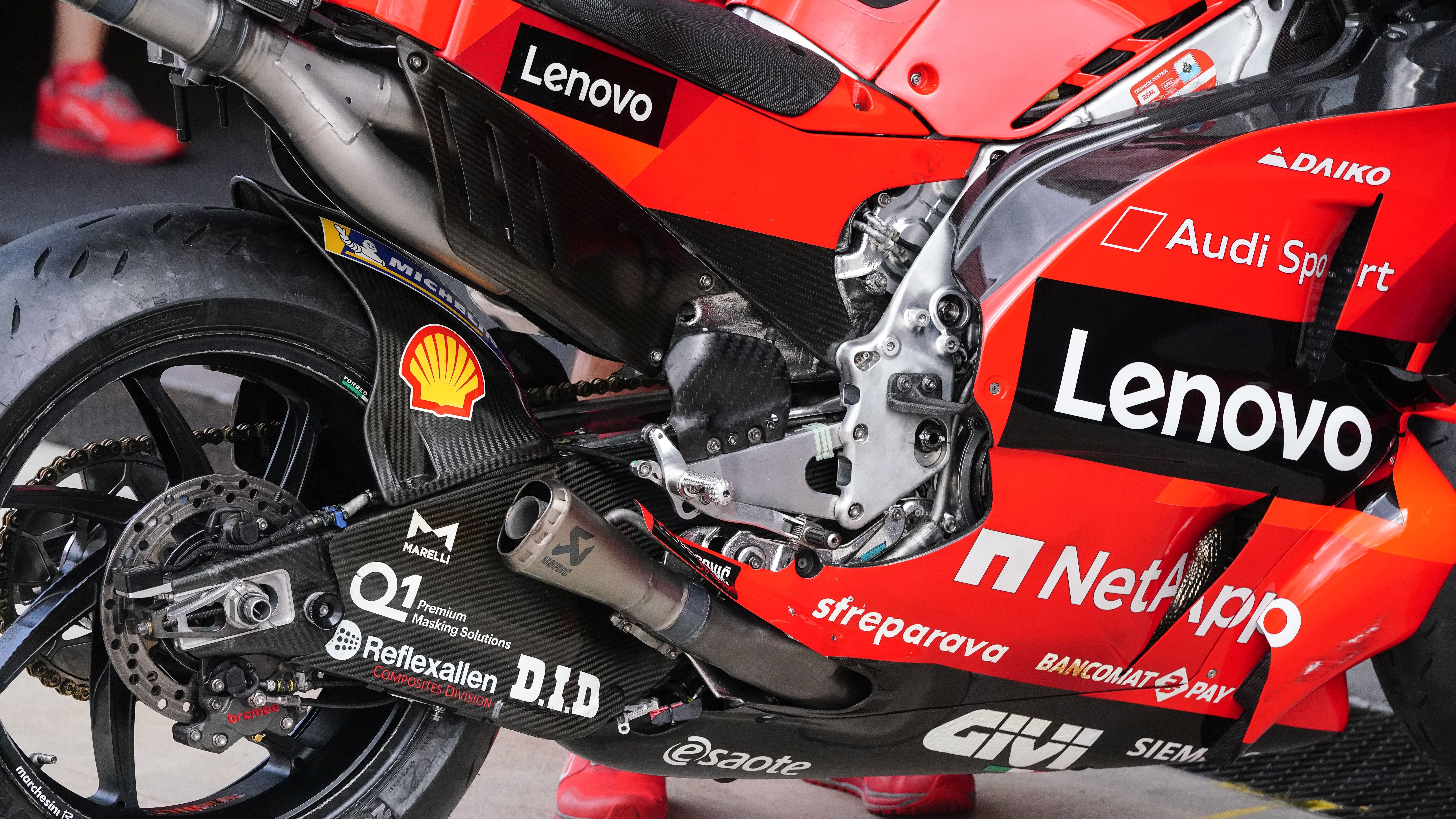 Ducati detalle, test Misano MotoGP 2021