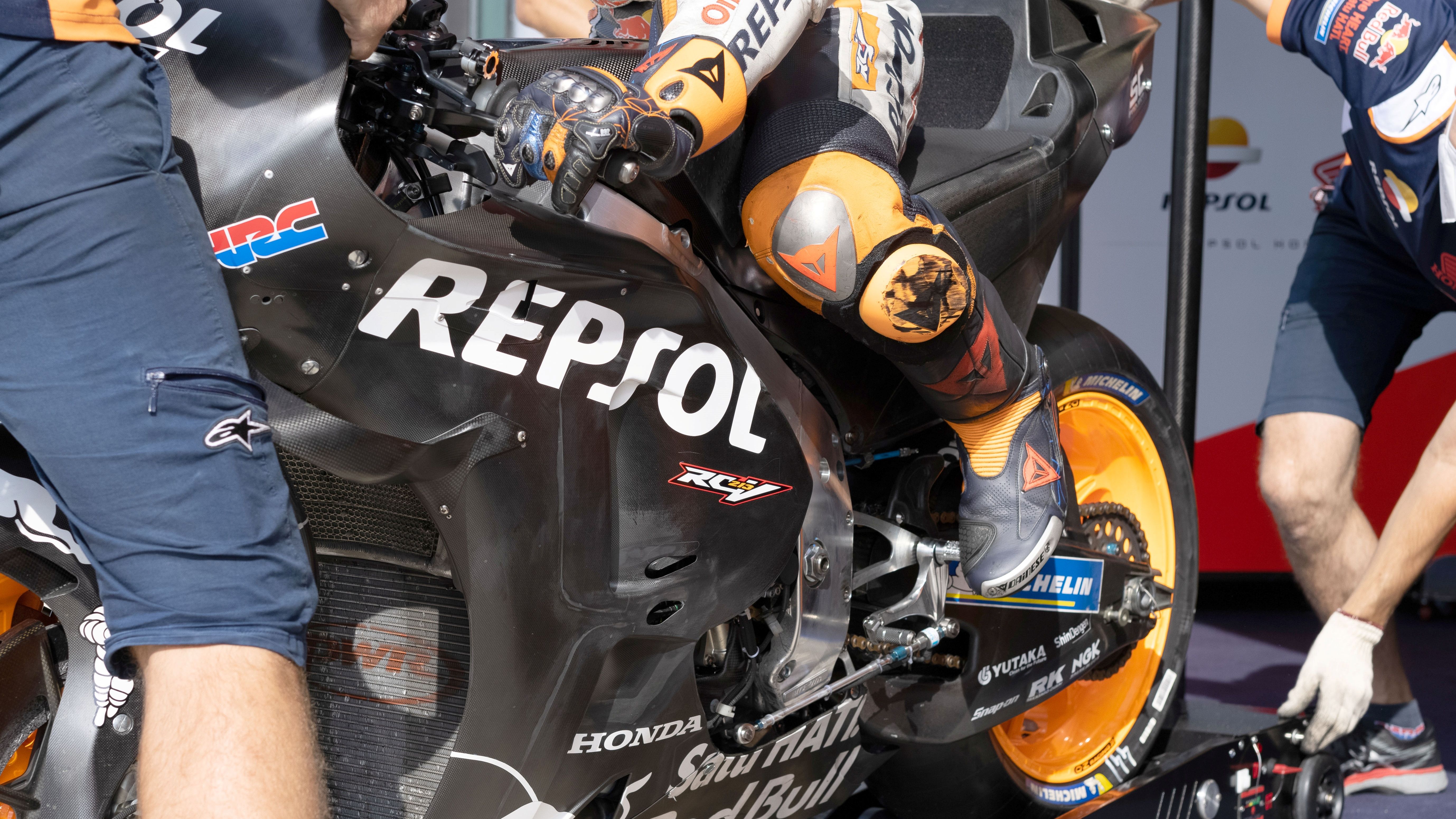 Honda detalle, test Misano MotoGP 2021