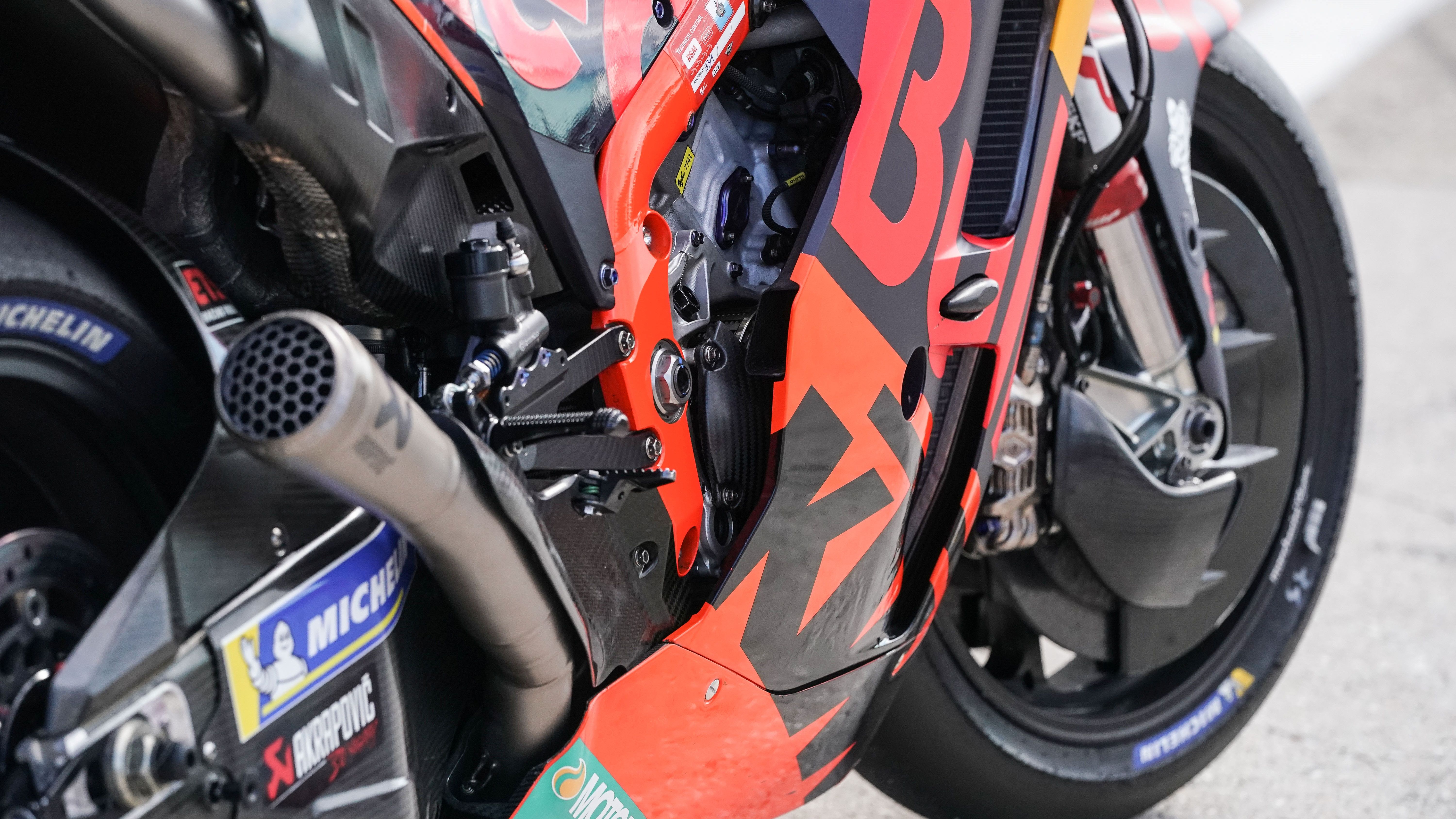 KTM detalle, test Misano MotoGP 2021