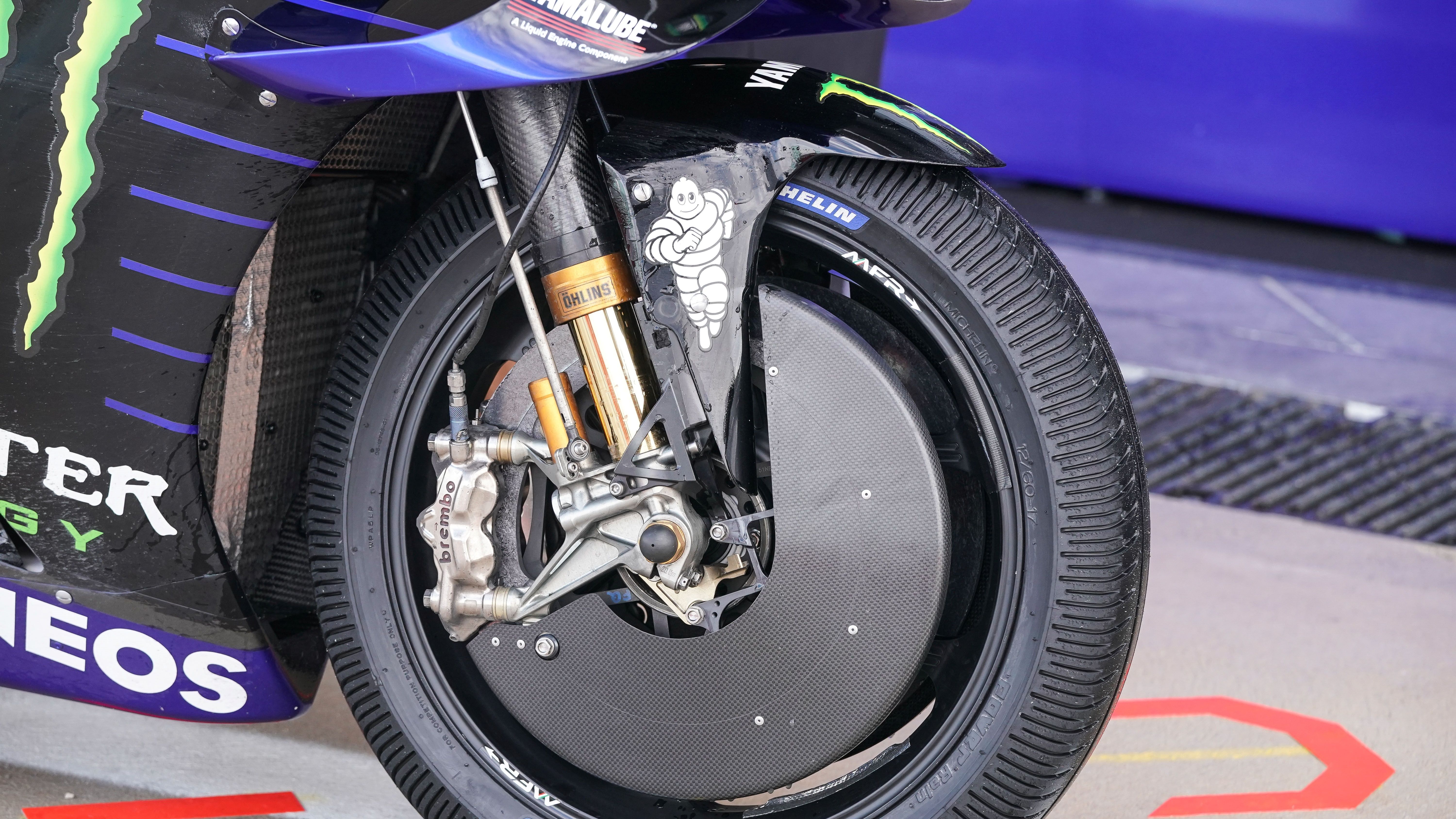 Yamaha detalle 3, test Misano MotoGP 2021