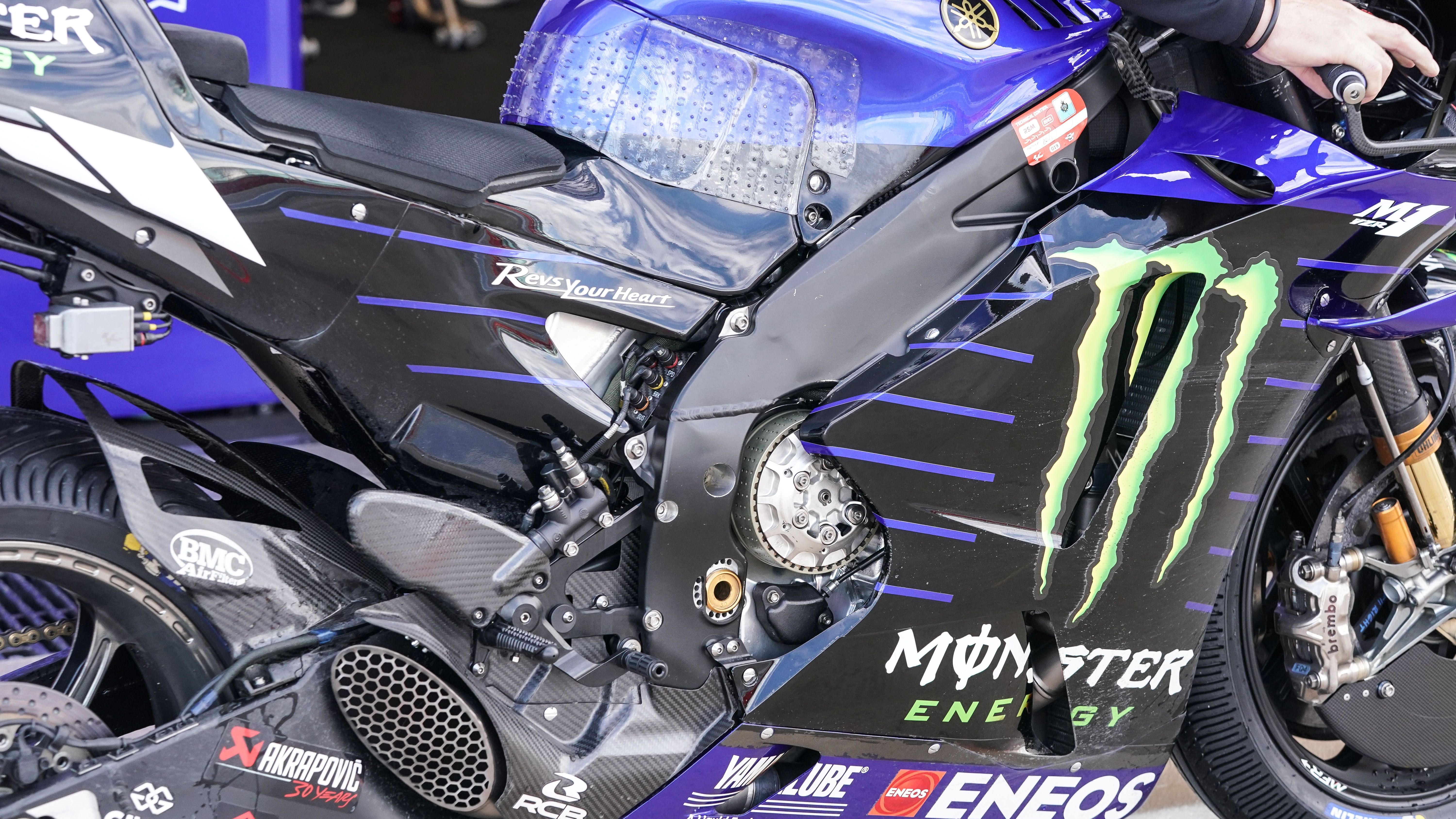 Yamaha en detalle, test Misano MotoGP 2021