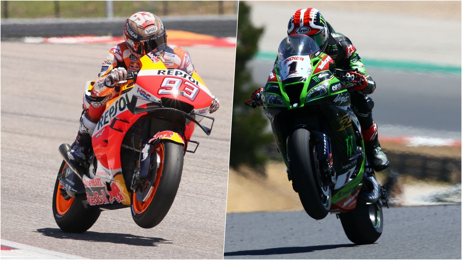 Marc Márquez en Austin y Jonathan Rea en Portimao