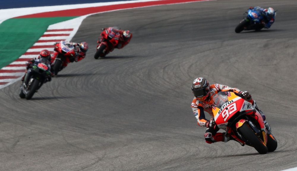 Marc Márquez abre hueco sobre sus perseguidores Marc Márquez abre hueco sobre sus perseguidores