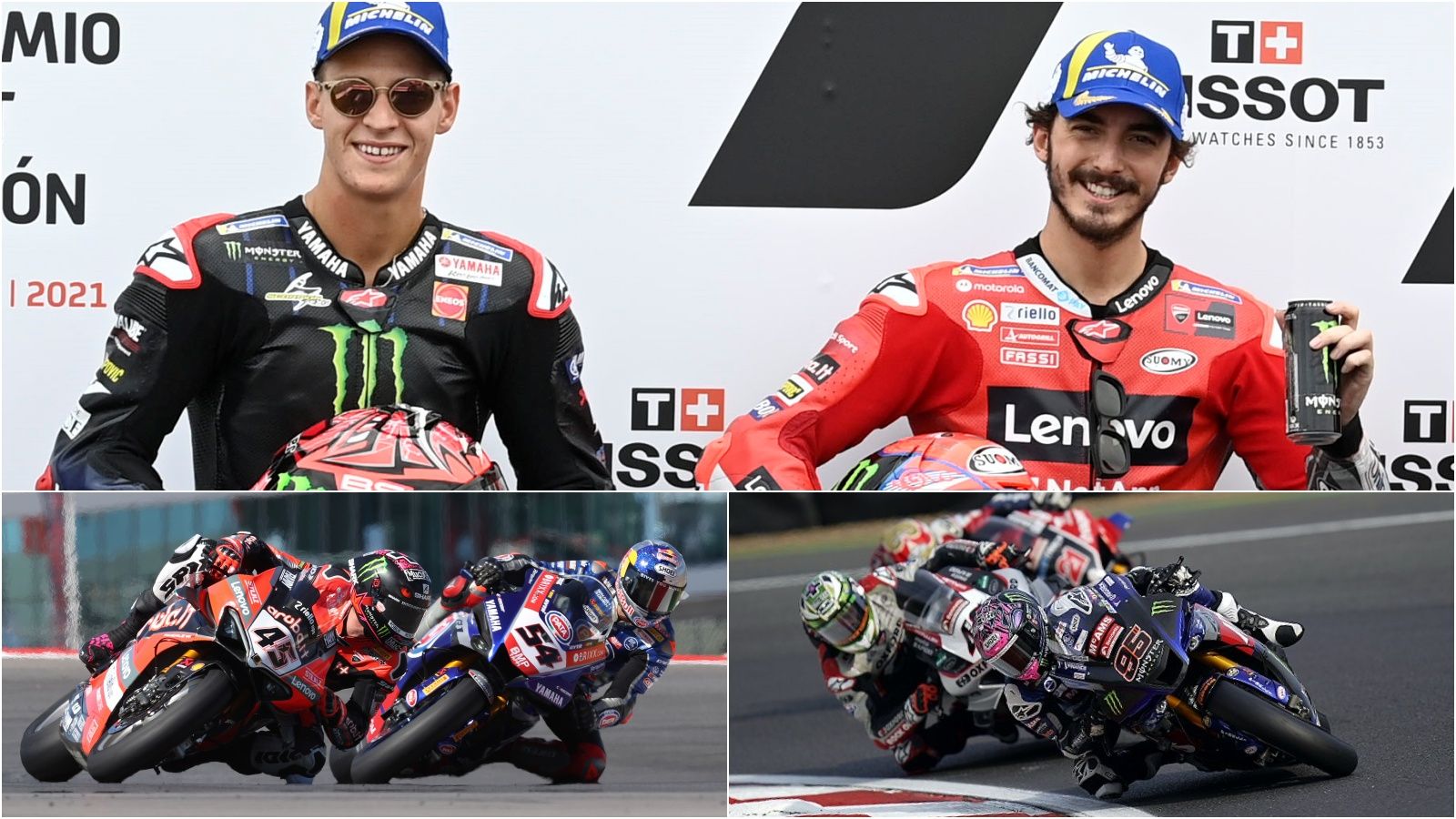 Ducati y Yamaha están siendo grandes protagonistas en MotoGP, WSBK y BSB