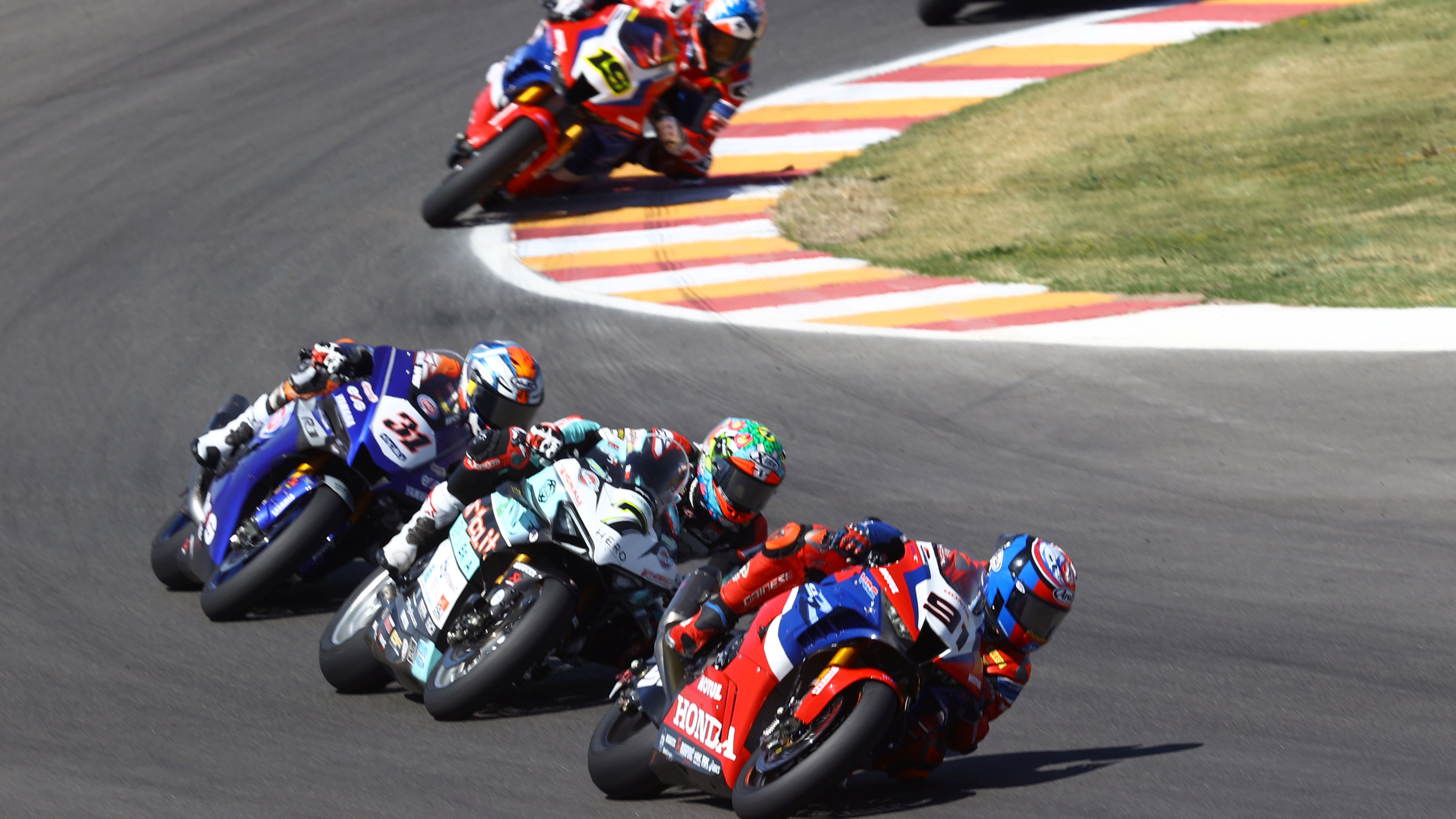Leon Haslam, Chaz Davies, Garrett Gerloff y Álvaro Bautista