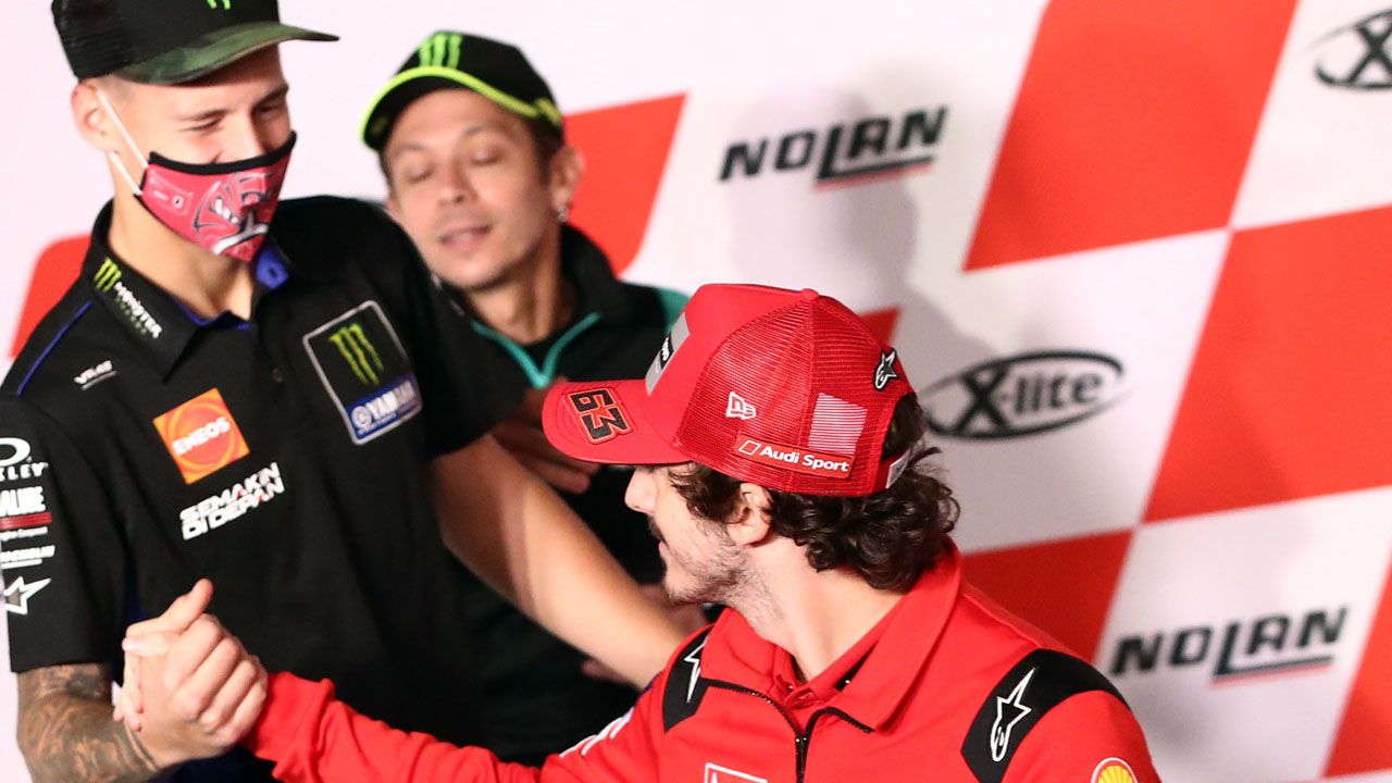 Fabio Quartararo y “la cantidad de riesgo asumible” en Misano