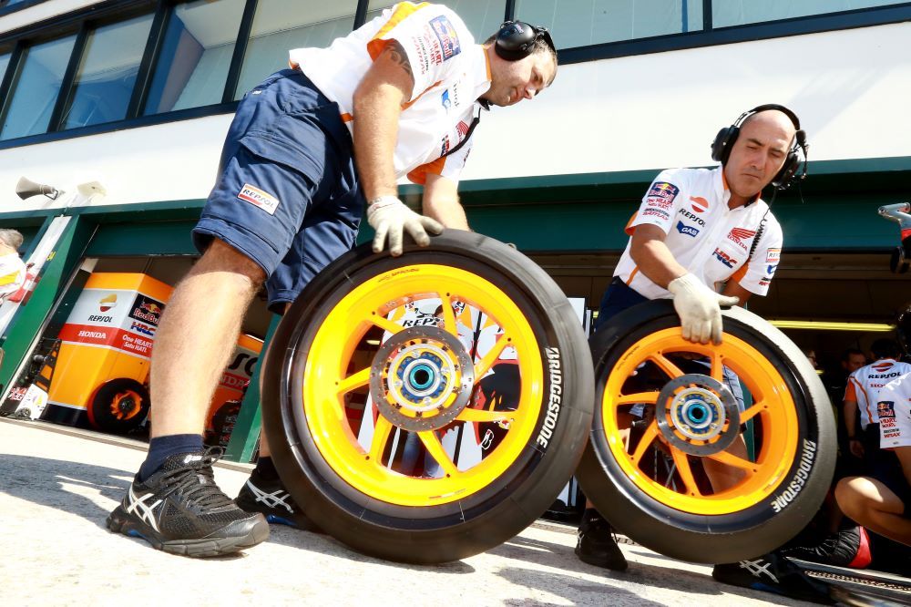Neumáticos de Bridgestone en el mundial. Fuente: Gold & Goose