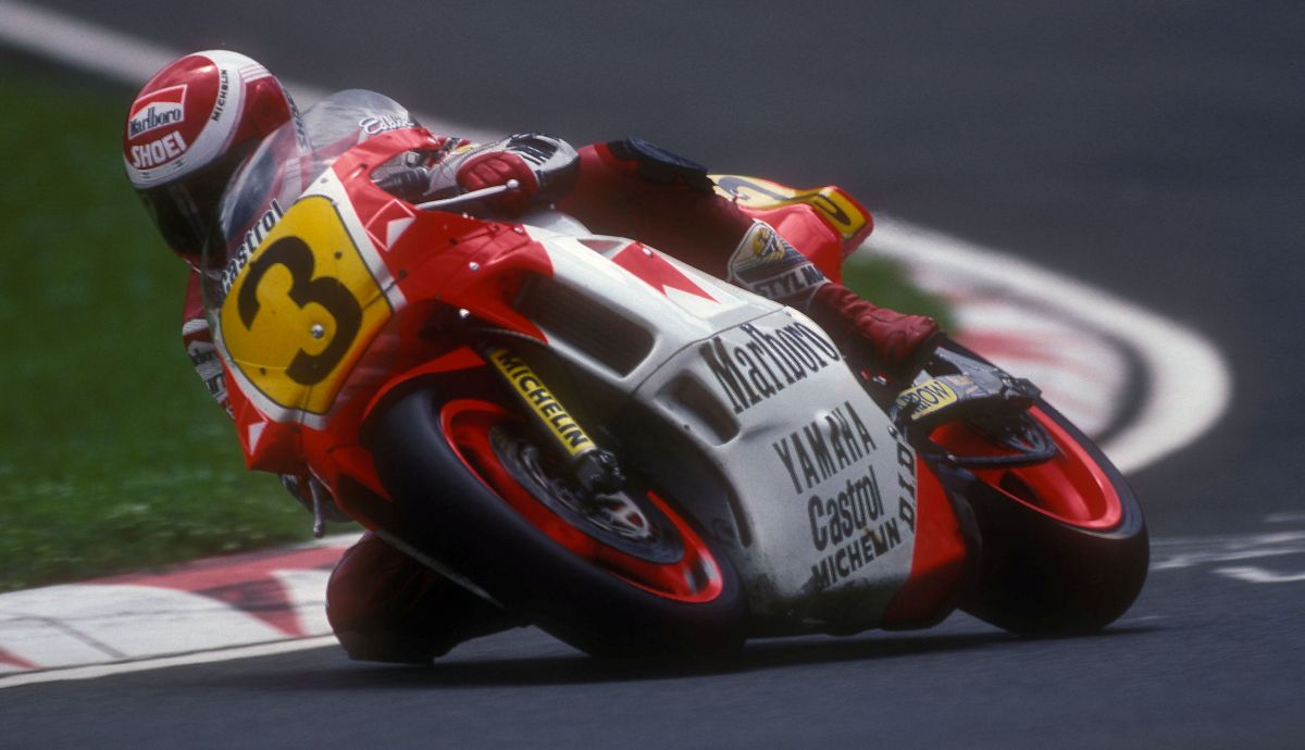 Eddie Lawson logró sus tres primeros títulos de 500cc con Yamaha