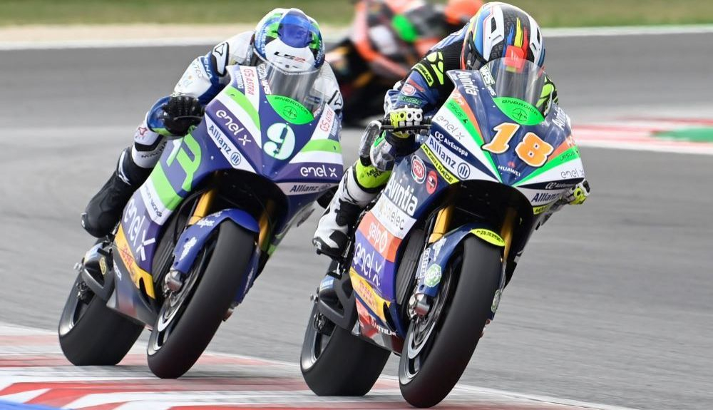 Carrera de MotoE. Fuente Gold & Goose Carrera de MotoE. Fuente Gold & Goose