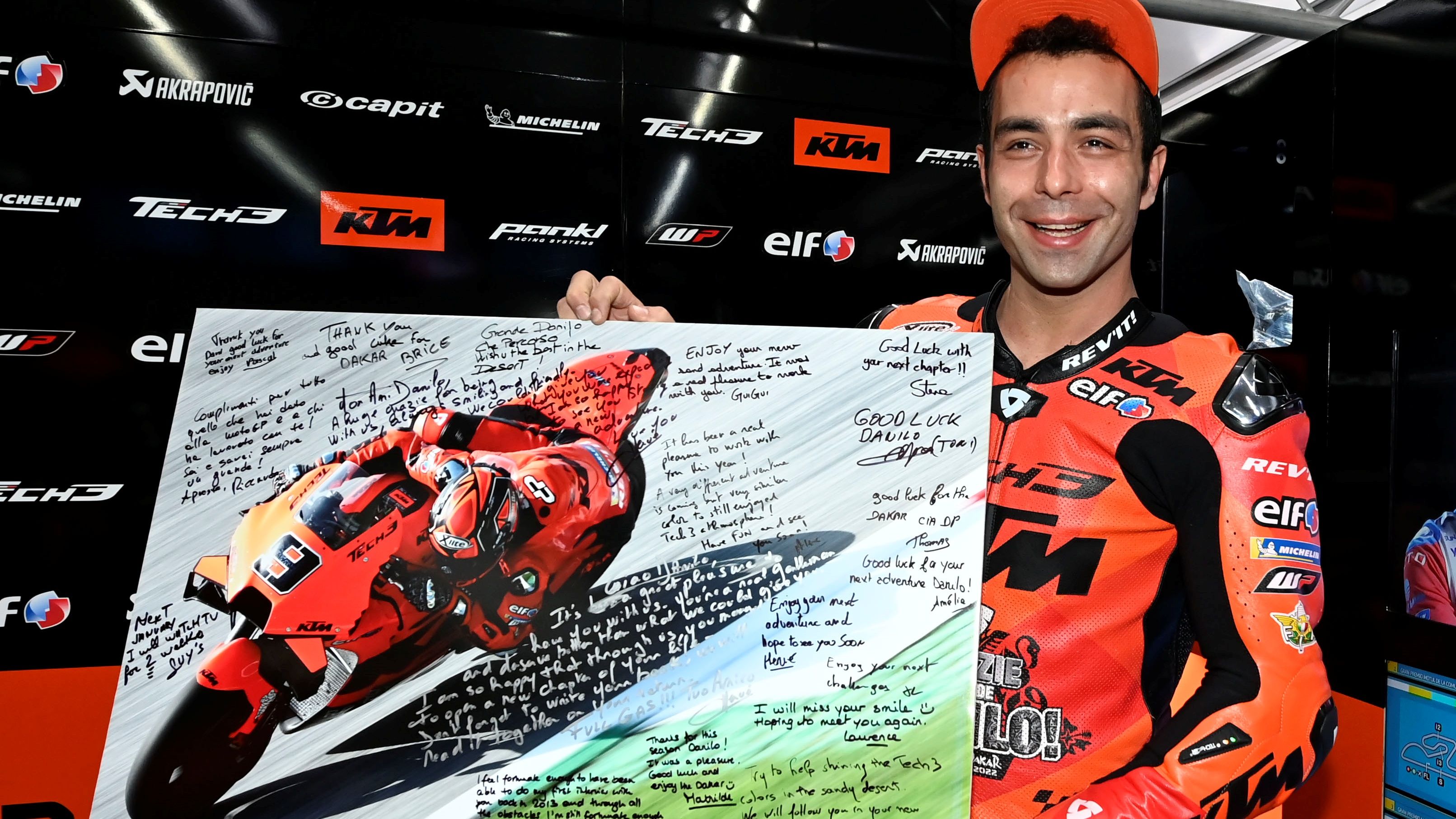 Danilo Petrucci en su despedida de MotoGP antes de irse al Dakar