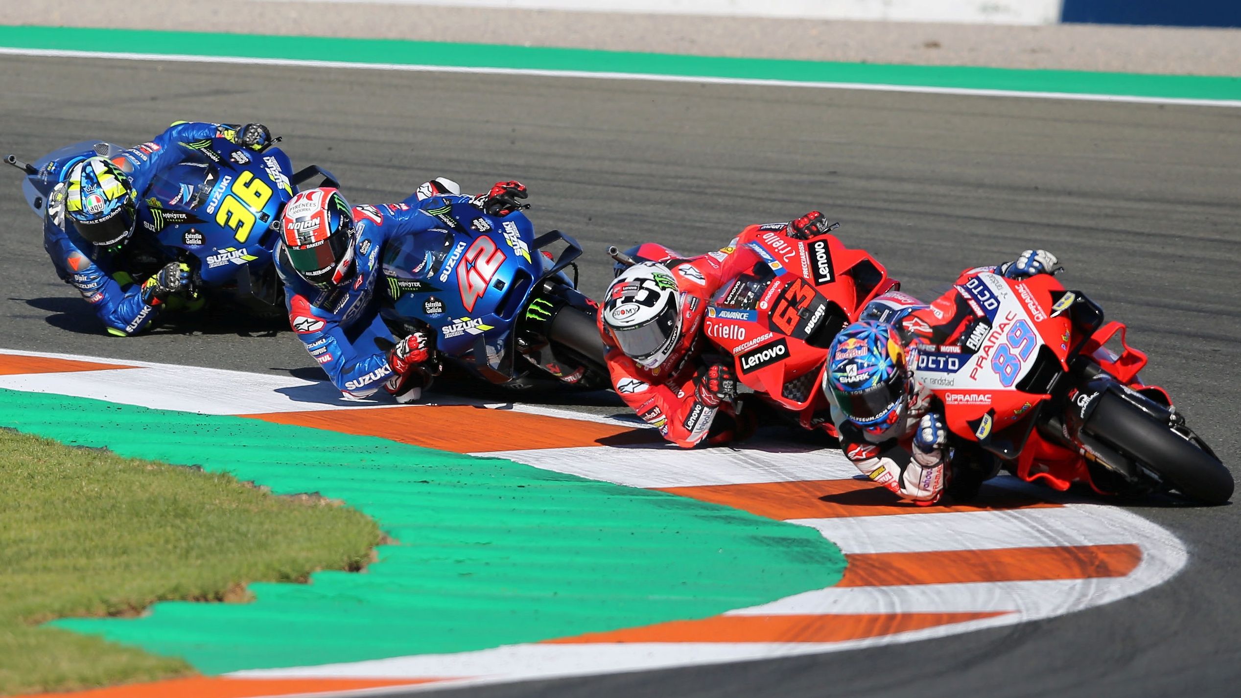 Jorge Martín lidera ante Pecco Bagnaia, Álex Rins y Joan Mir