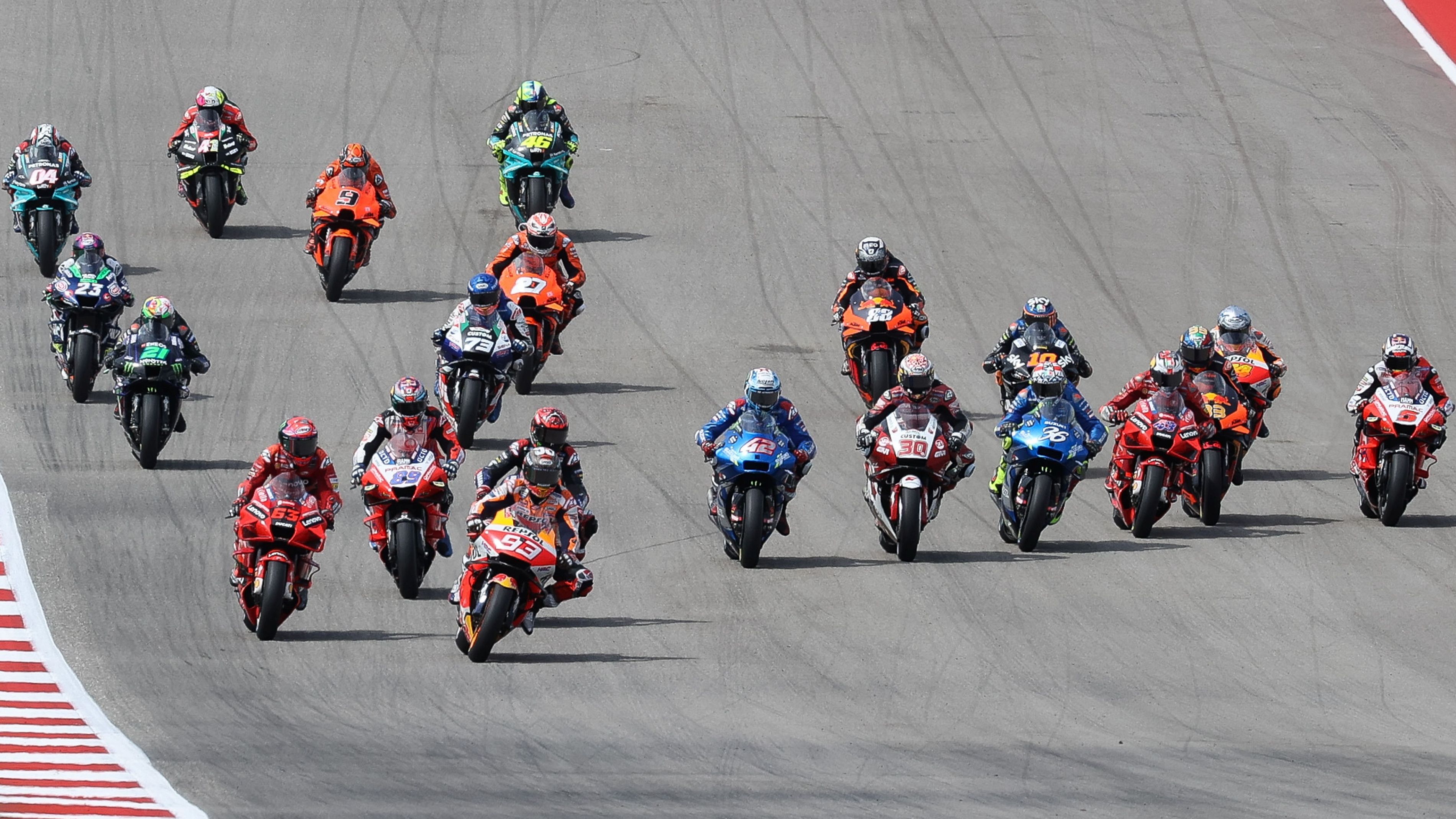 La parrilla de MotoGP 2022 cuenta con varias novedades respecto a 2021