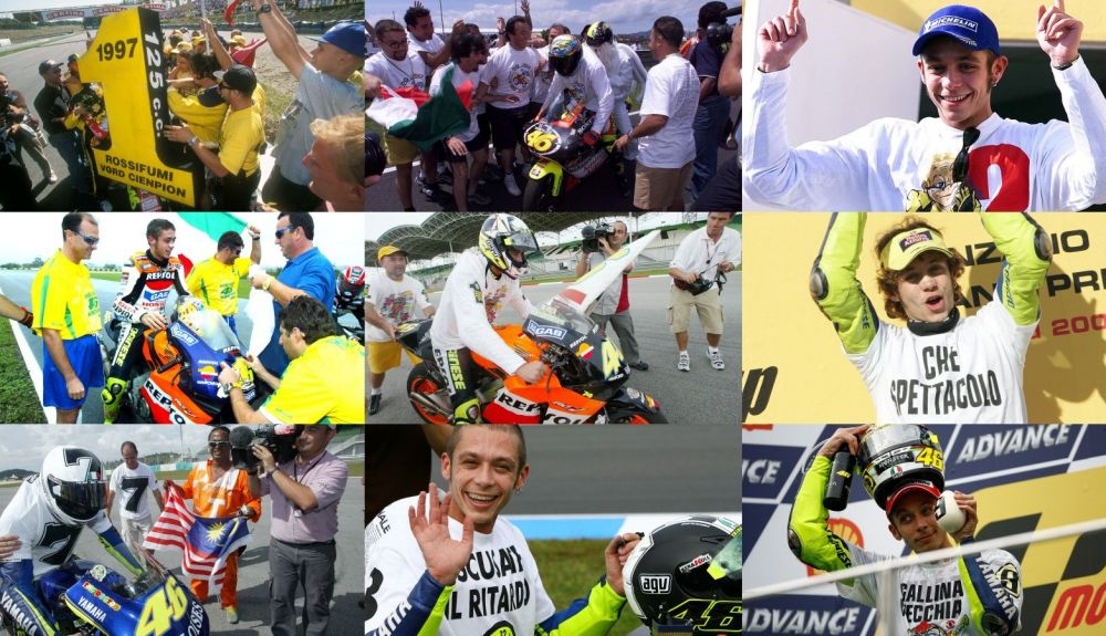 Los 9 títulos de Valentino Rossi