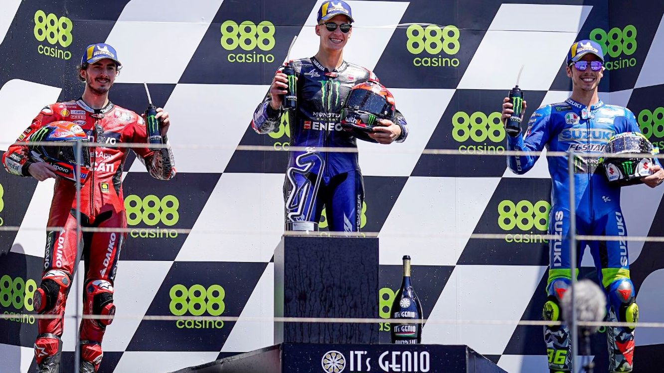 Fabio Quartararo ha sido el campeón de MotoGP 2021 ante Pecco Bagnaia y Joan Mir