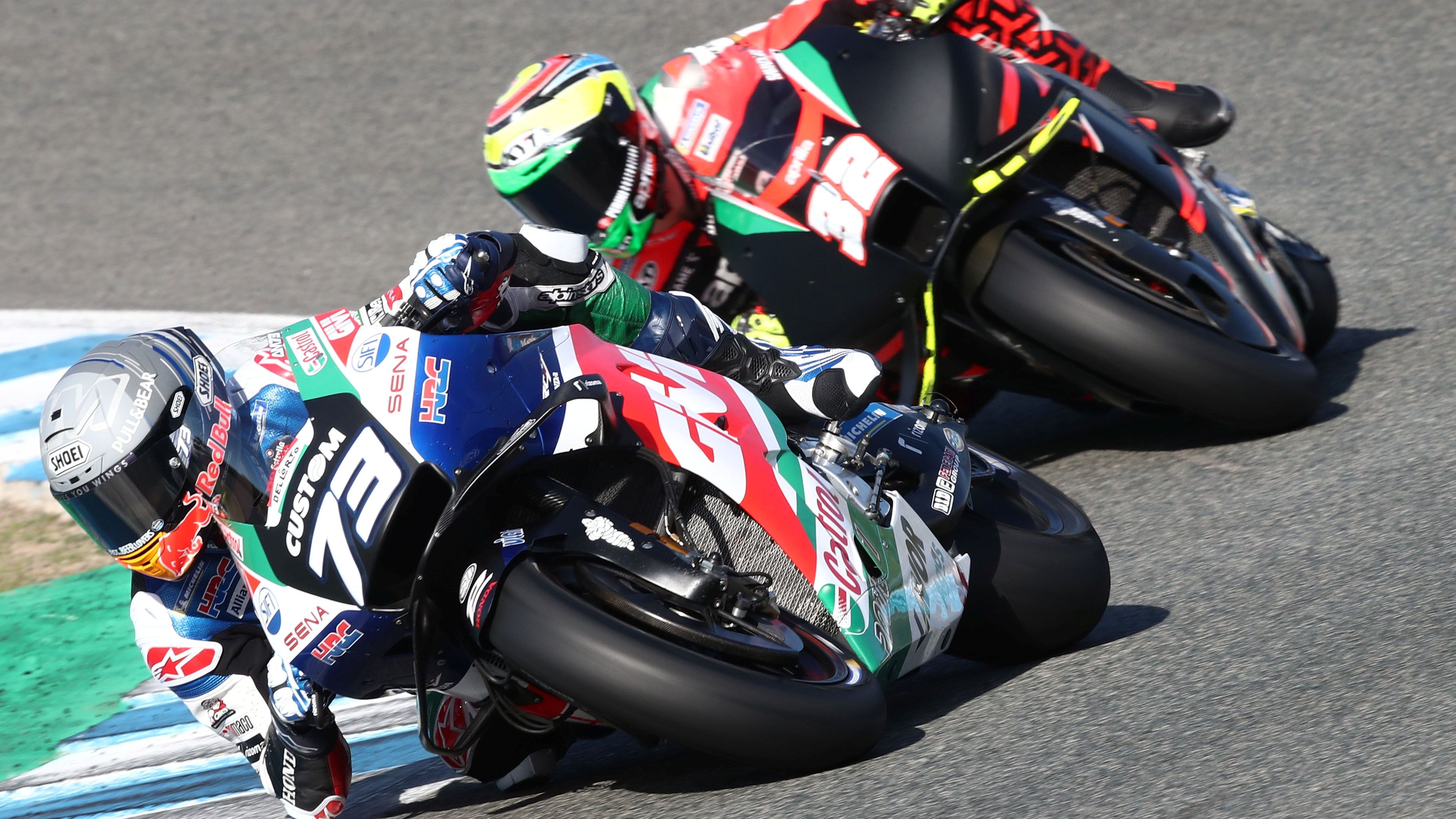 Álex Márquez y Lorenzo Savadori, test Jerez MotoGP 2022