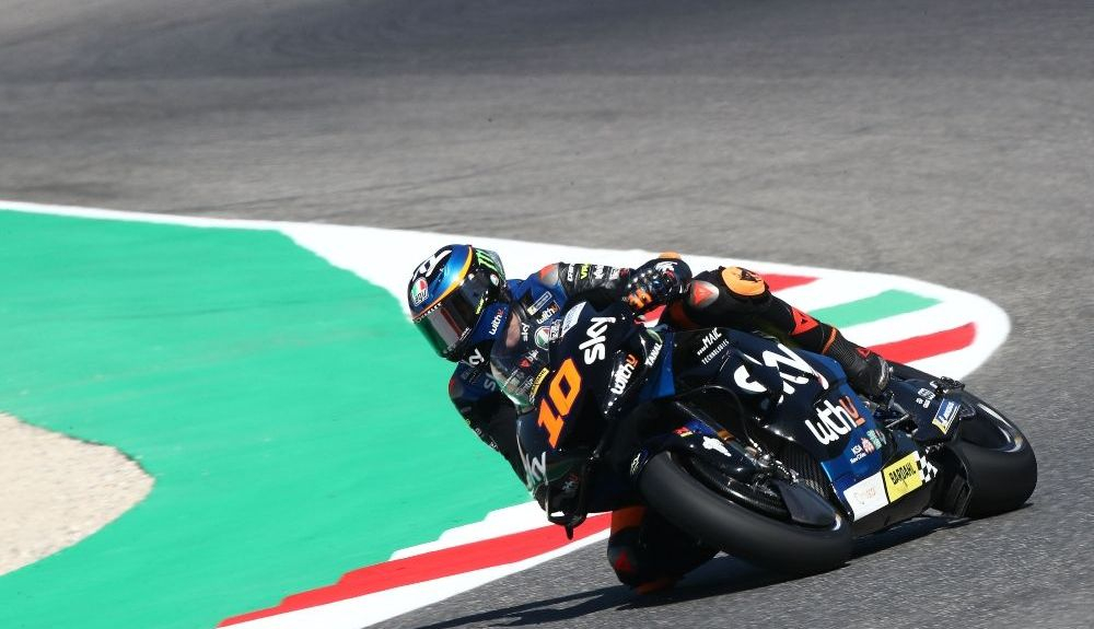 Luca Marini, hermano de Valentino Rossi, en una carrera. Fuente: GoldandGoose Luca Marini, hermano de Valentino Rossi, en una carrera. Fuente: GoldandGoose
