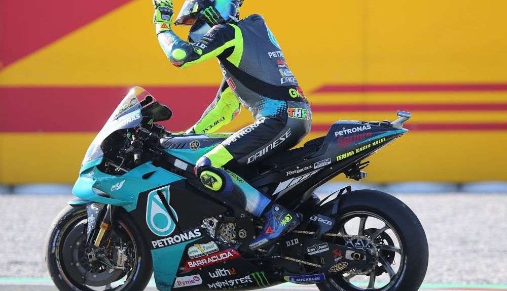Valentino Rossi en su última carrera de motos. Fuente: GoldandGoose Valentino Rossi en su última carrera de motos. Fuente: GoldandGoose