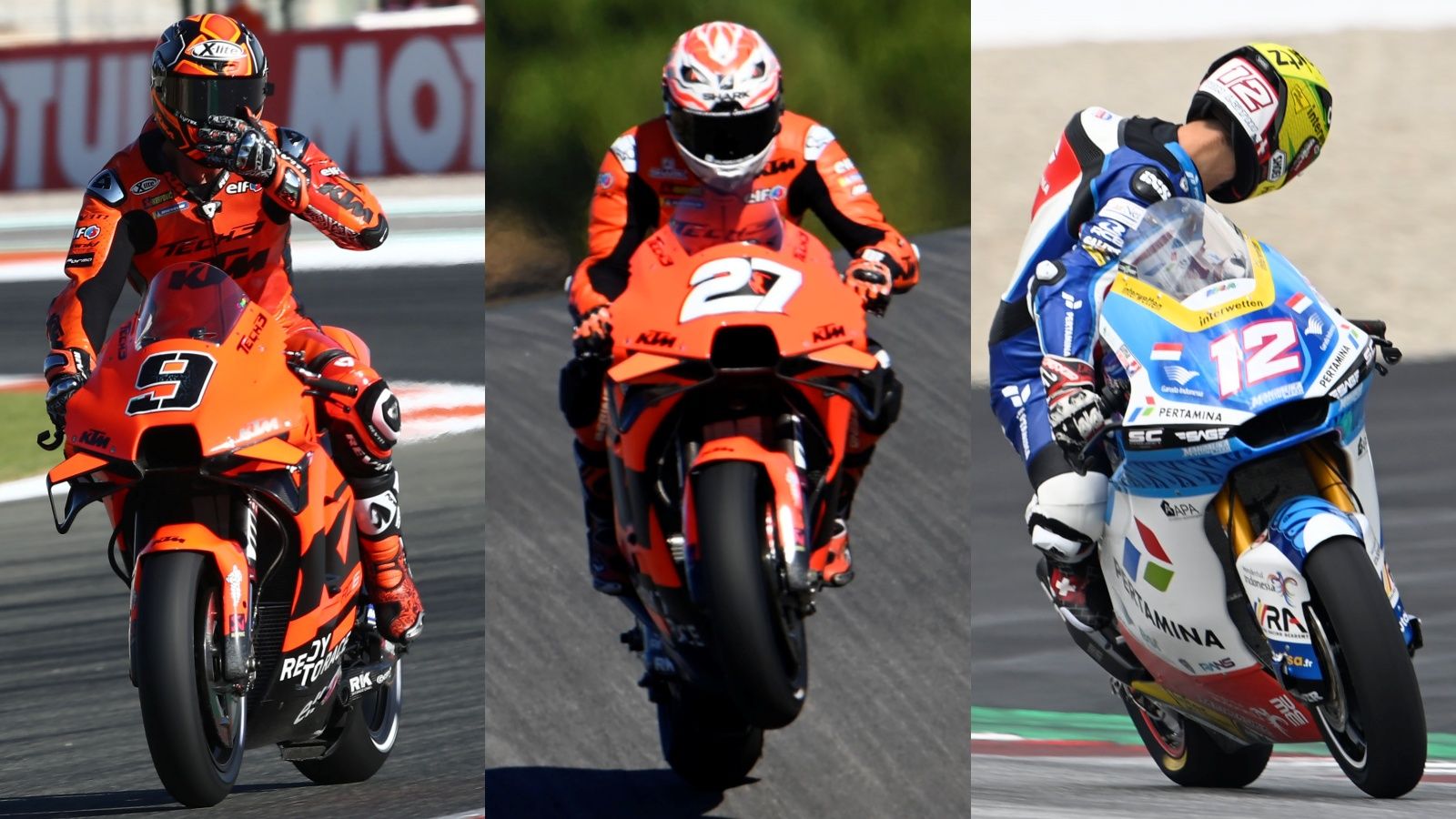 Danilo Petrucci, Iker Lecuona y Thomas Luthi se despiden del Mundial de MotoGP