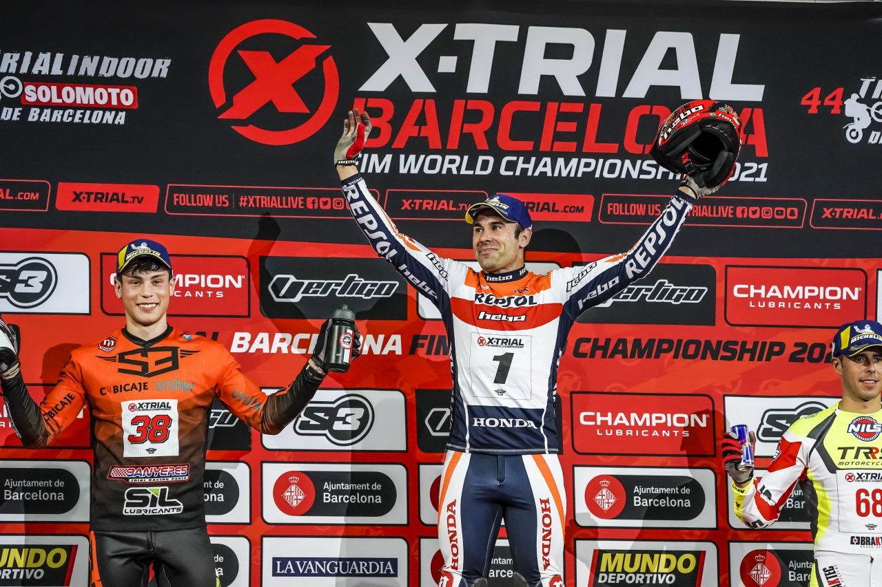 Toni Bou Campeón XTrial 2021. XTrial Barcelona