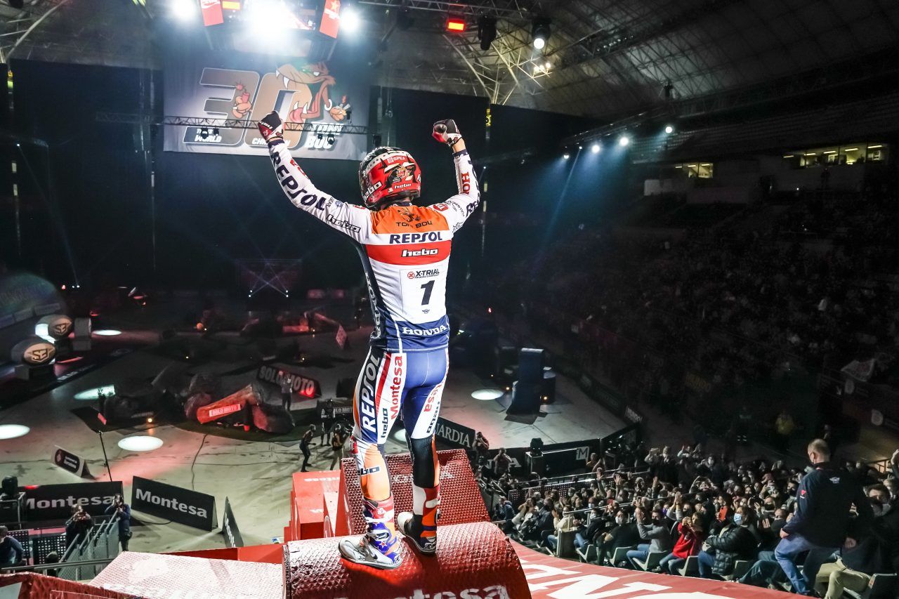 Toni Bou Campeón XTrial 2021. XTrial Barcelona