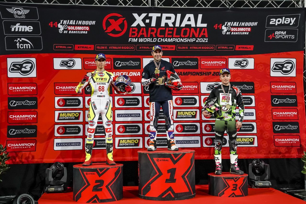 Toni Bou Campeón XTrial 2021. XTrial Barcelona