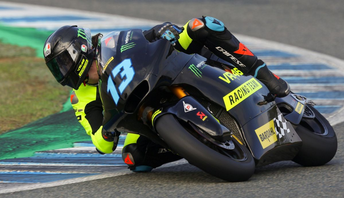 Celestino Vietti ha sido el más rápido de hoy en el test de Moto2 2022 en Jerez Celestino Vietti ha sido el más rápido de hoy en el test de Moto2 2022 en Jerez