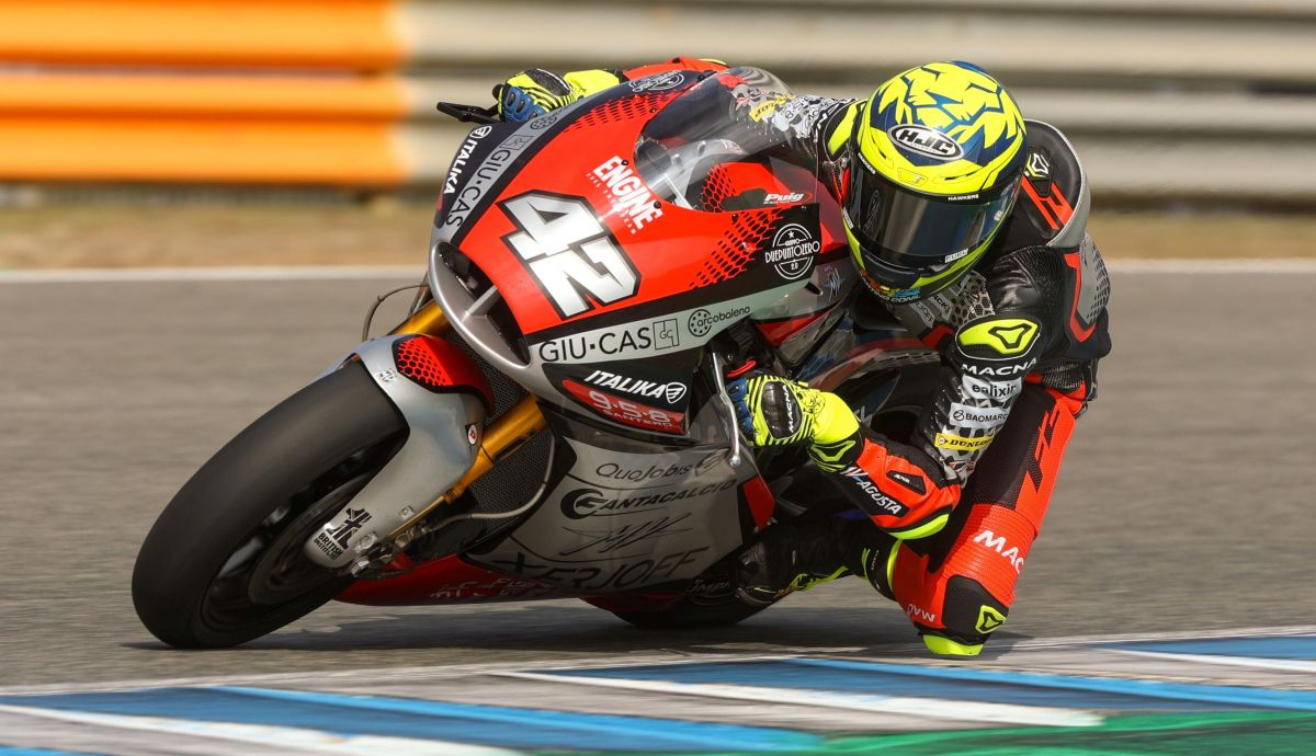 Marcos Ramírez ha debutado con la MV Agusta que llevará en Moto2 Marcos Ramírez ha debutado con la MV Agusta que llevará en Moto2