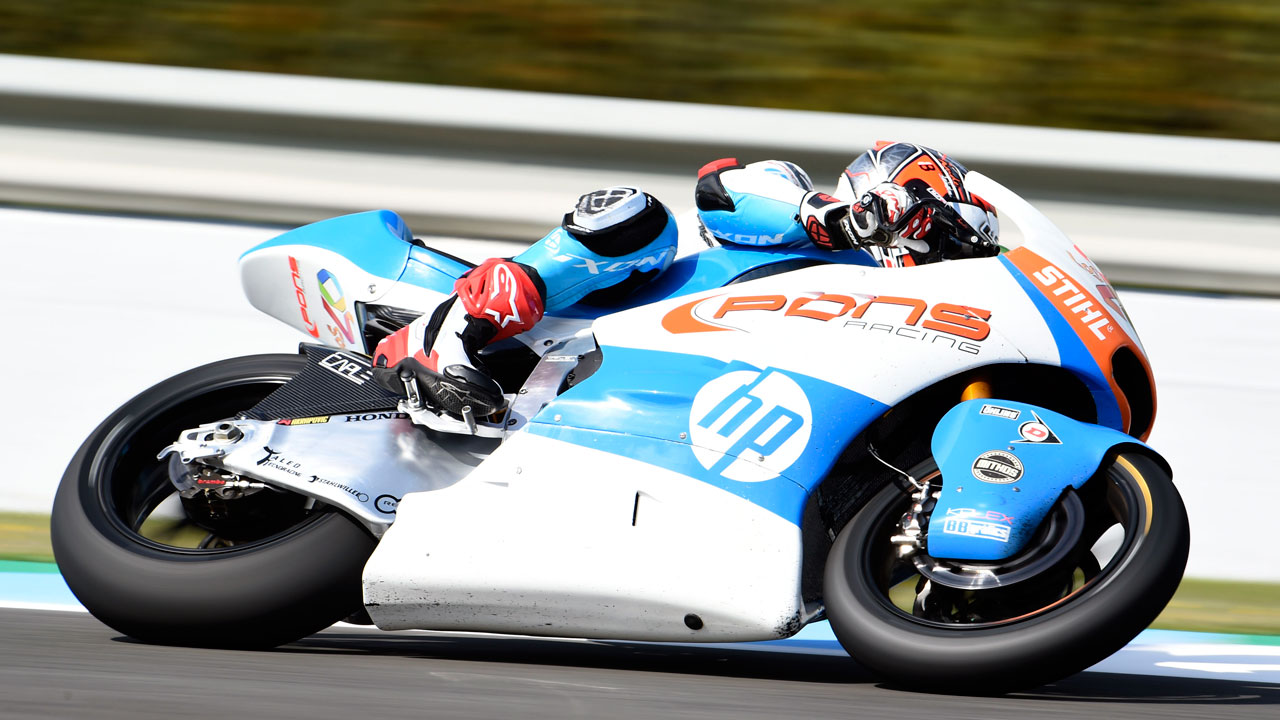 Héctor Barberá con su Kalex de Pons HP 40