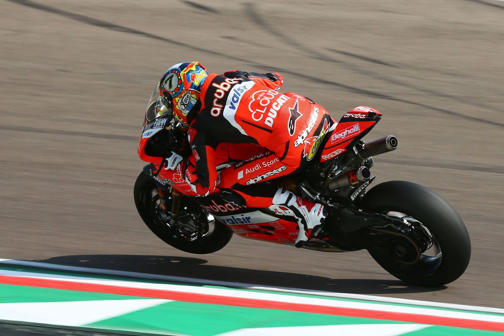 Chaz Davies en SBK Imola 2018