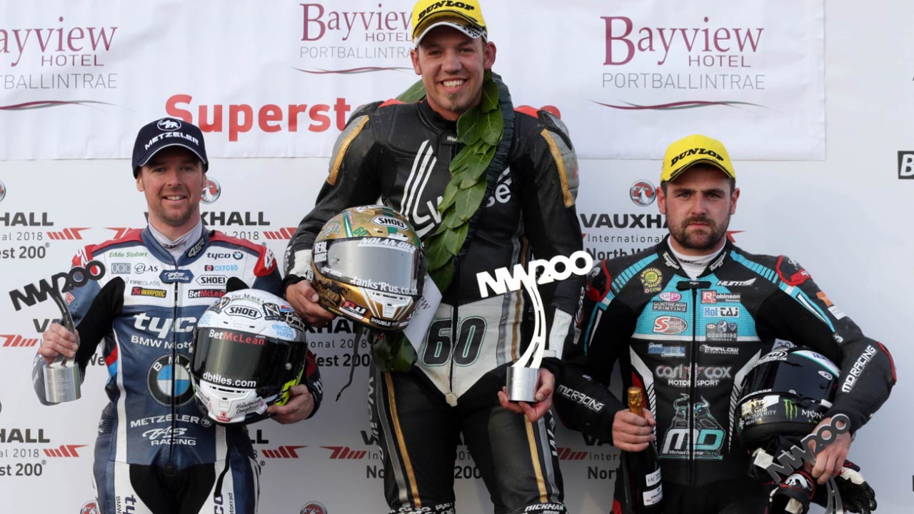 Alastair Seeley, Peter Hickman y Martin Jessopp, primeros ganadores de la NW200 2018