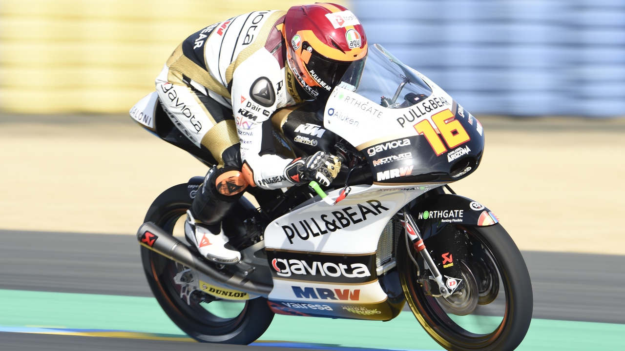 Albert Arenas se lleva el triunfo en Moto3 en el festival de sanciones de Le Mans