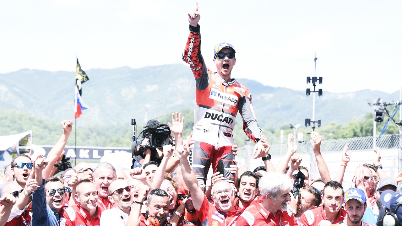 Jorge Lorenzo y la princesa Ducati