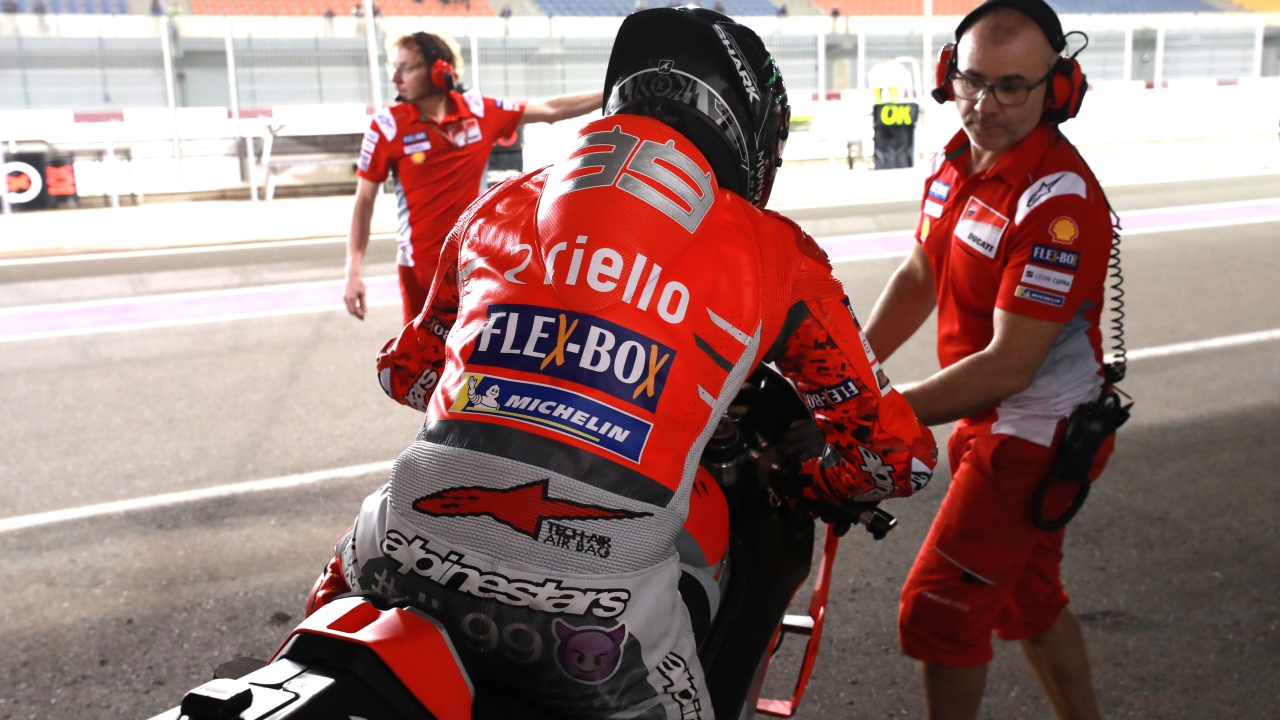 Jorge Lorenzo y la princesa Ducati