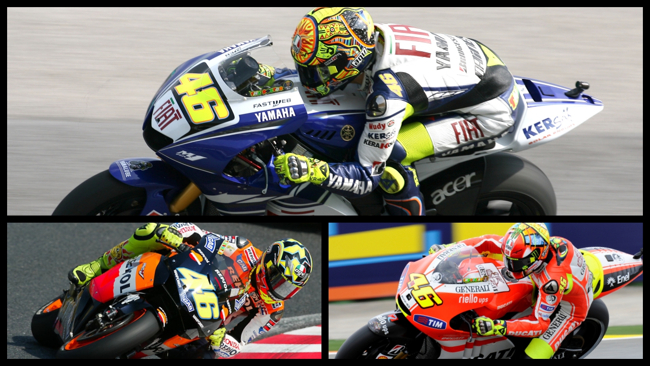 Honda-Yamaha-Ducati, un triángulo que contiene sólo ocho pilotos en MotoGP