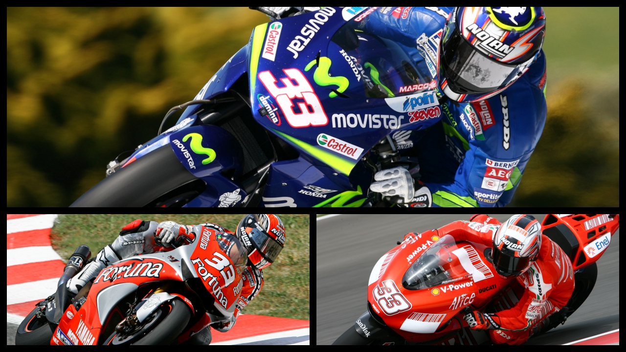 Honda-Yamaha-Ducati, un triángulo que contiene sólo ocho pilotos en MotoGP