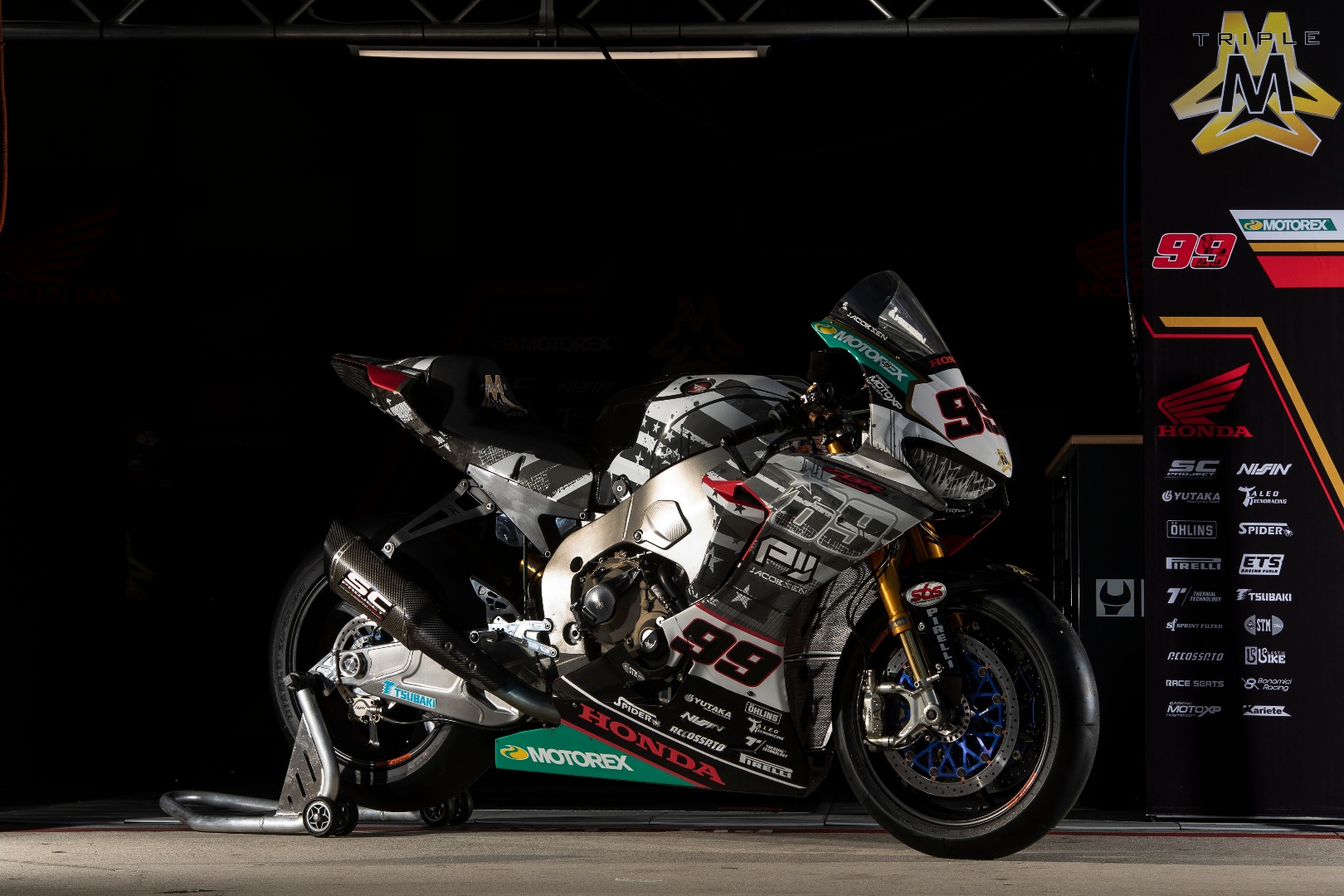 Espectacular decoración homenaje a Nicky Hayden de parte de PJ Jacobsen