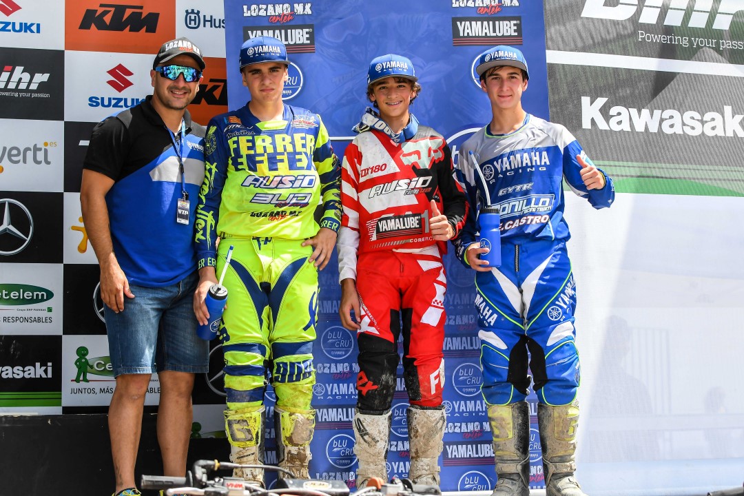 Malpartida corona a los campeones de la  YZ125 bLU cRU Cup 2018