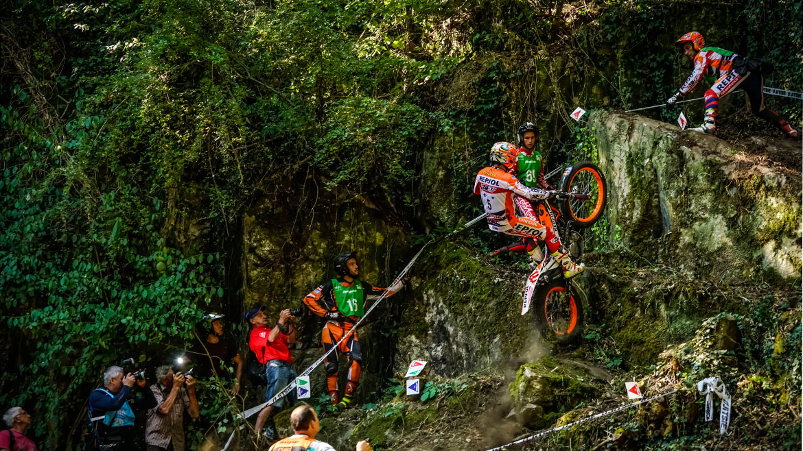 Victoria de Bou y podio de Fujinami en el TrialGP de Bélgica