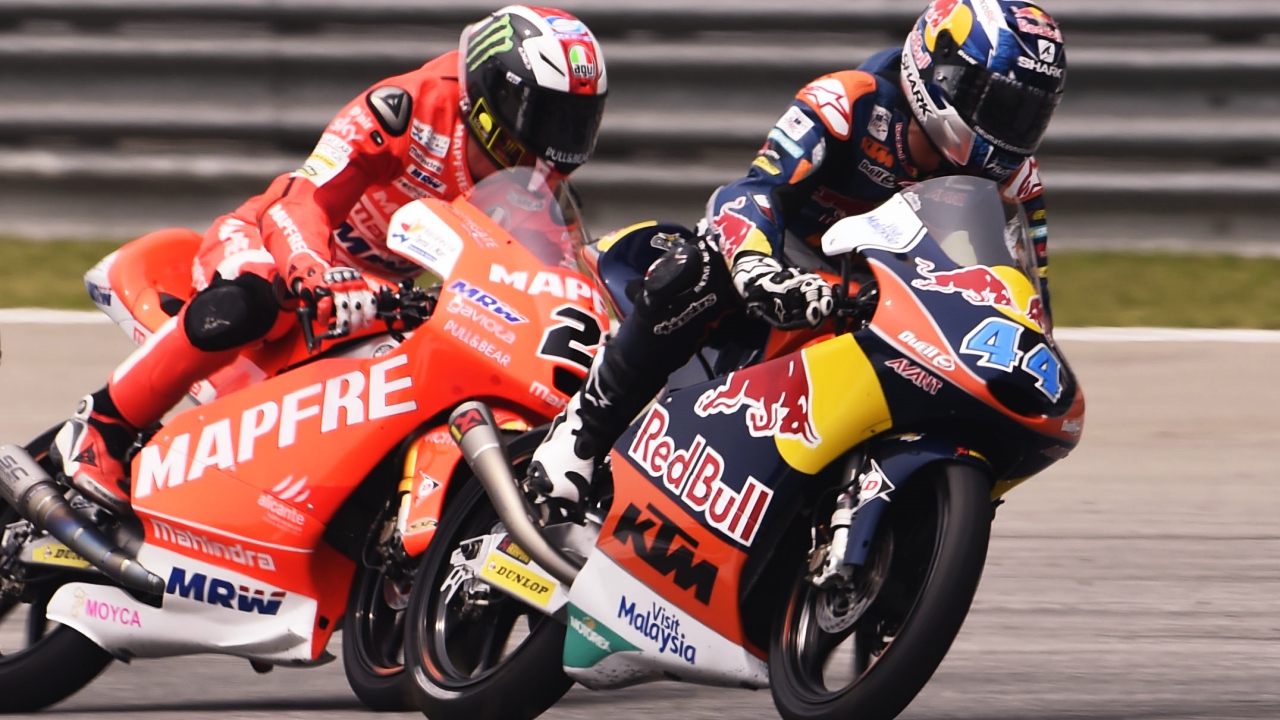 Pecco Bagnaia, Miguel Oliveira, dos vías paralelas y una única estación final
