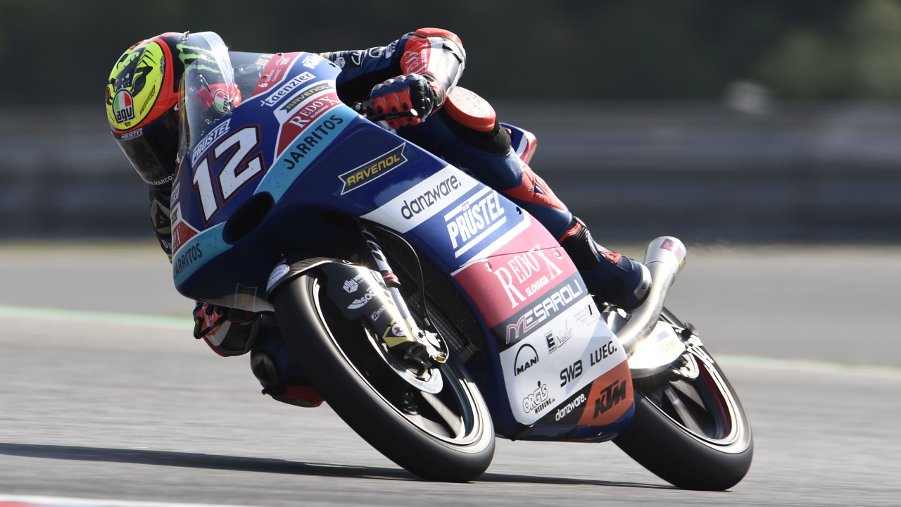 Jaume Masiá acaba el viernes como el más rápido de Moto3 en Austria