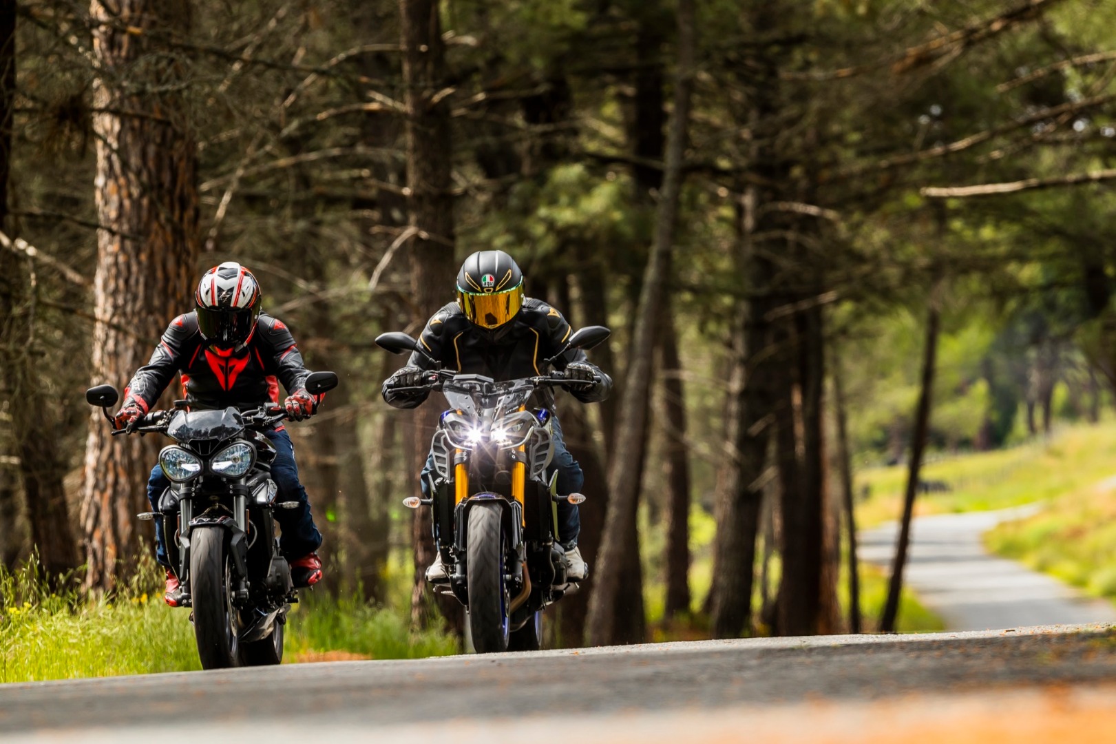 Comparativa Yamaha MT-09 SP vs Triumph Speed Trile RS, duelo entre las joyas de la categoría