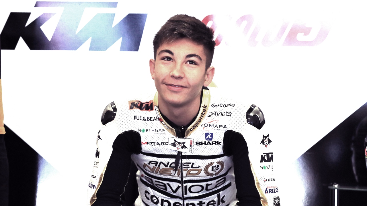 Albert Arenas y Raúl Fernández en el Mundial de Moto3 2019 con el Ángel Nieto Team