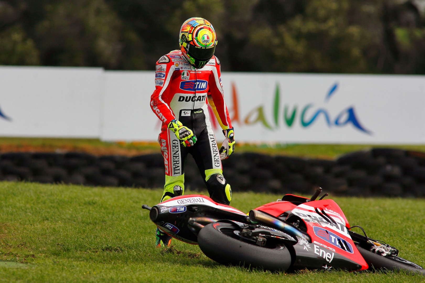 Valentino Rossi nunca fue competitivo sobre la Ducati