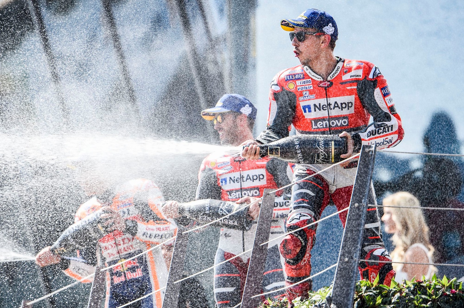 Marc Márquez: "No entiendo que Ducati dejara escapar a Jorge Lorenzo"