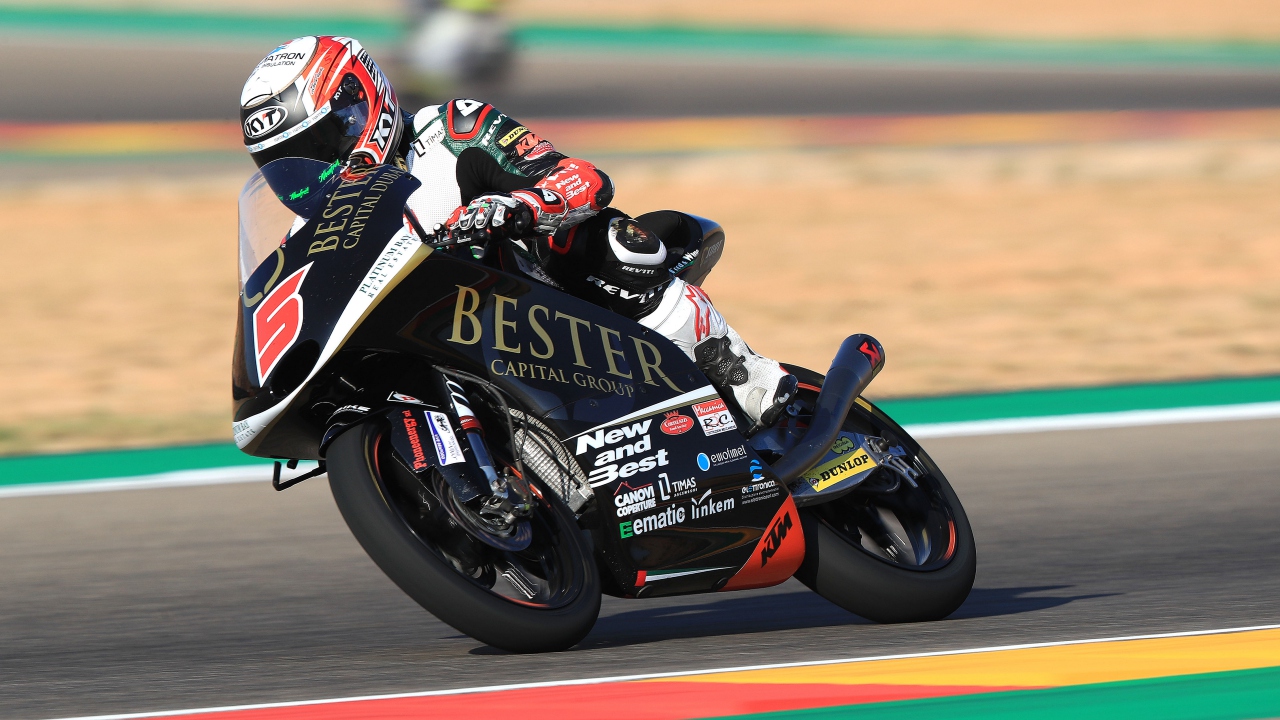 Jorge Martín asusta al lograr la pole de Moto3 con increíble autoridad en Motorland