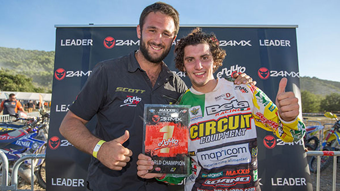 Matteo Cavallo y Ruy Barbosa, campeones del Mundial de Enduro