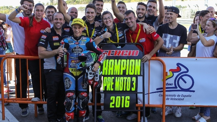 Sergio García saltará al Mundial de Moto3 2019 sustituyendo a Arón Canet en el EG 0,0