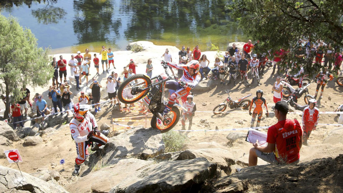 Toni Bou se adjudica la victoria en el Trial de Candeleda