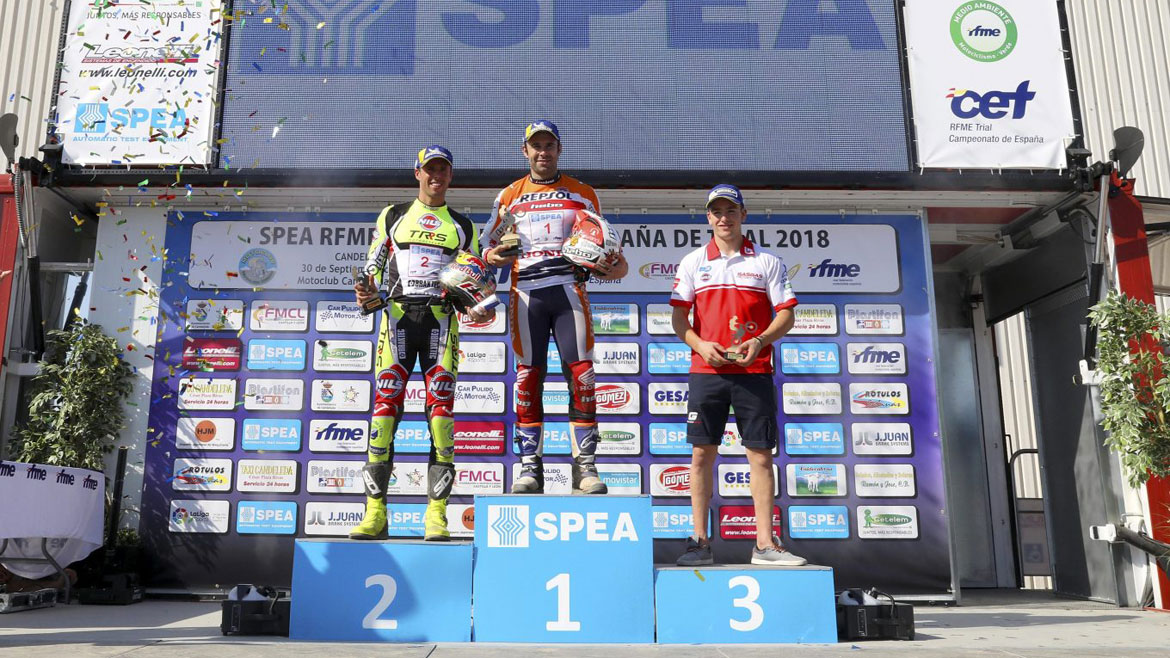 Toni Bou se adjudica la victoria en el Trial de Candeleda
