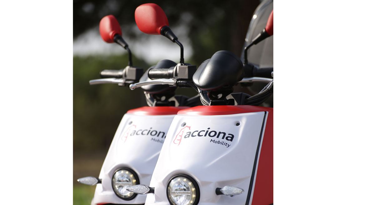 Motosharing, el nuevo servicio de motos eléctricas de Acciona